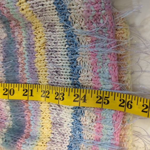 Handmade Multicolor Cardigan Mohair - Picture 4 of 5
